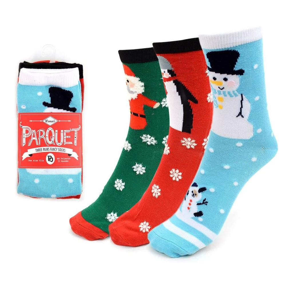 Christmas Crew Socks - 3 Pack